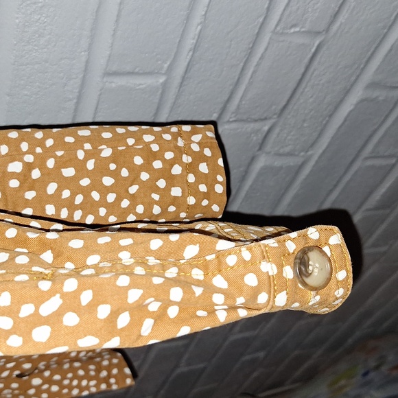 🦌 Casual jacket by LOFT. Brown with white spots. - Picture 3 of 8